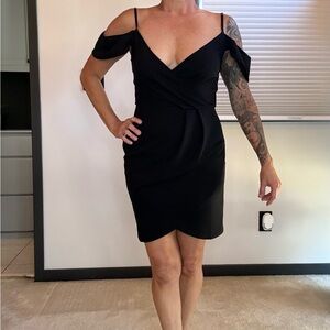 Lulu's Chic Black Mini Dress